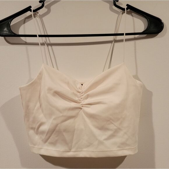 NWT Madewell Flex Sweetheart Crop Tank Top - Picture 5 of 8